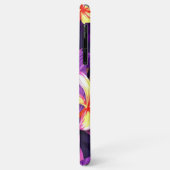 Coques Case-Mate iPhone Fleurs tropicales colorées (Dos/Gauche)