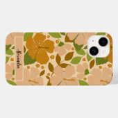 Coques Case-Mate iPhone Fleurs tropicales Coque-Mate Personnalisé (Verso (horizontal))