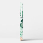 Coques Case-Mate iPhone Fleurs tropicales, motif feuillage luxuriant. (Verso / Gauche)