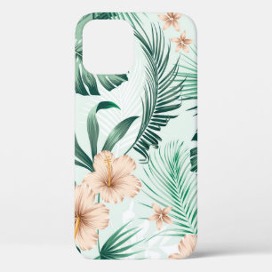 Case-Mate iPhone Case Fleurs tropicales, motif feuillage luxuriant.