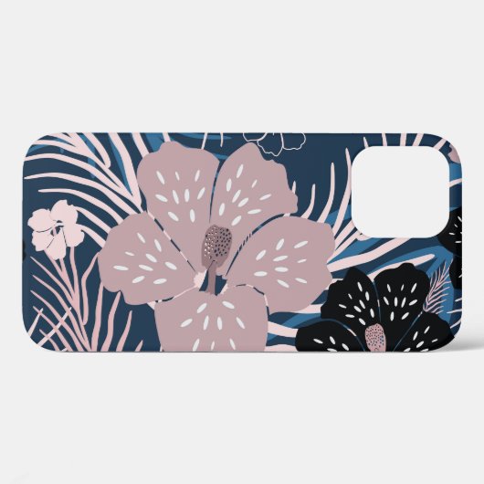 Coques Case-Mate iPhone Fleurs tropicales Palm Texture Feuille (Verso (horizontal))