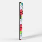 Coques Case-Mate iPhone Fleurs tropicales sans couture motif (Verso / Droite)