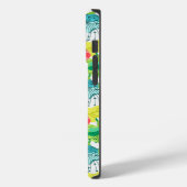 Coques Case-Mate iPhone Fleurs tropicales sans couture motif (Verso / Gauche)