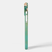 Coques Case-Mate iPhone Fleurs Turquoises rousses romantiques roses (Verso / Gauche)