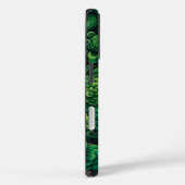 Coques Case-Mate iPhone Fleurs vertes (Verso / Droite)