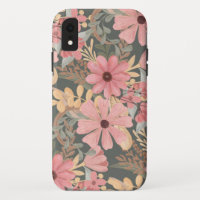 Fleurs vertes rose Sage Laisser Motif Aquarelle