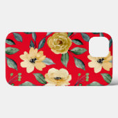 Coques Case-Mate iPhone Fleurs Vintage Aquarelle Cute (Verso (horizontal))
