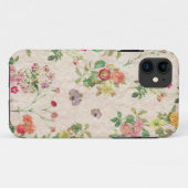 Coques Case-Mate iPhone Fleurs vintages (Dos (Horizontal))