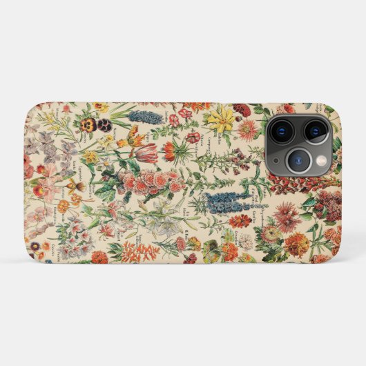 Coques Case-Mate iPhone Fleurs Vintages (Dos (Horizontal))