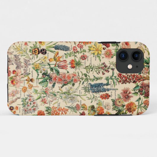 Coques Case-Mate iPhone Fleurs Vintages (Dos (Horizontal))