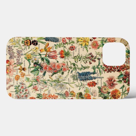 Coques Case-Mate iPhone Fleurs vintages (Verso (horizontal))