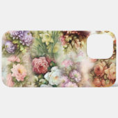 Coques Case-Mate iPhone Fleurs vintages (Retour (horizontal))