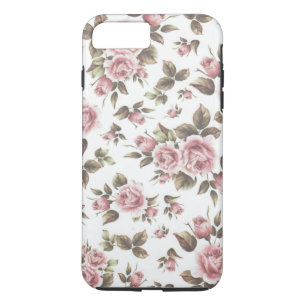Etui iPhone Case-Mate Fleurs vintages chics de roses de brun de rose en