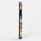 Coques Case-Mate iPhone Fleurs Violets fleuris tout-imprimé monogramme Cas (Dos/Droite)