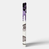Coques Case-Mate iPhone Fleurs violettes (Verso / Droite)