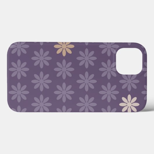 Coques Case-Mate iPhone Fleurs violettes (Verso (horizontal))