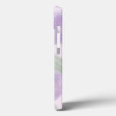 Coques Case-Mate iPhone Fleurs violettes avec un petit lapin (Verso / Gauche)