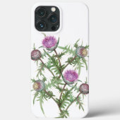 Coques Case-Mate iPhone Fleurs violettes de chardon (Verso)