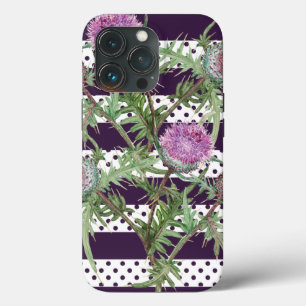 Case-Mate iPhone Case Fleurs violettes de chardon