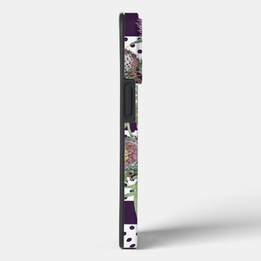 Coques Case-Mate iPhone Fleurs violettes de chardon (Verso / Droite)