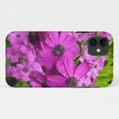 Coques Case-Mate iPhone Fleurs violettes de San Francisco (Dos (Horizontal))