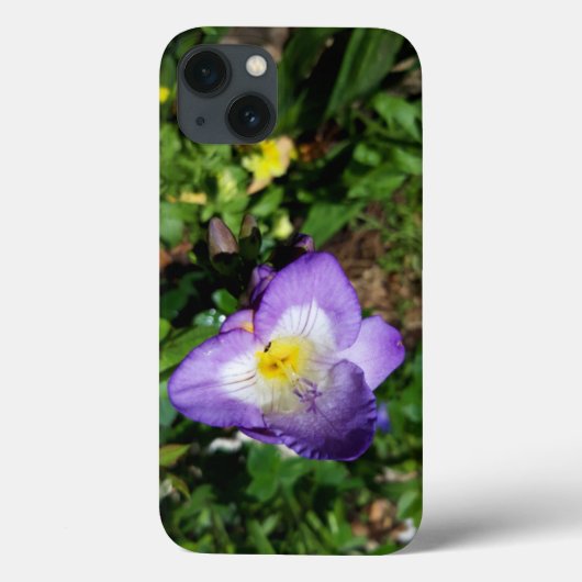 Coques Case-Mate iPhone Fleurs violettes Freesia (Verso)