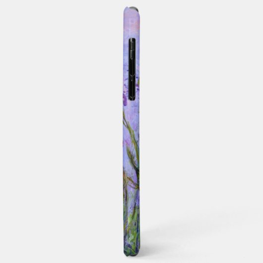 Coques Case-Mate iPhone Fleurs violettes Iris Claude Monet (Dos/Gauche)