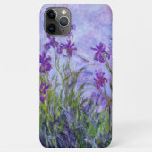 Coques Case-Mate iPhone Fleurs violettes Iris Claude Monet (Dos)