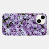 Coques Case-Mate iPhone Fleurs violettes Phlox (Verso (horizontal))
