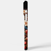 Coques Case-Mate iPhone Fleurs vives de cerisiers et scène de bleuets (Verso / Gauche)