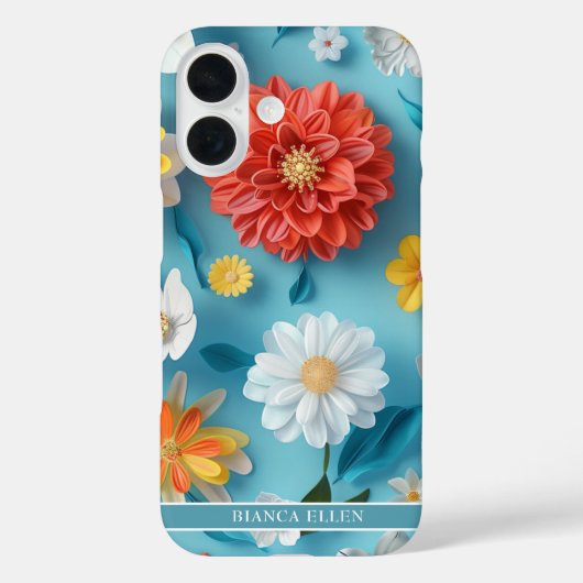 Coques Case-Mate iPhone Fleurs Vivicious (Verso)