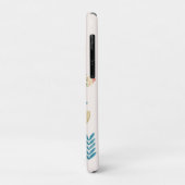 Coques Case-Mate iPhone Fleurs Whimsical et papillons (Dos/Gauche)