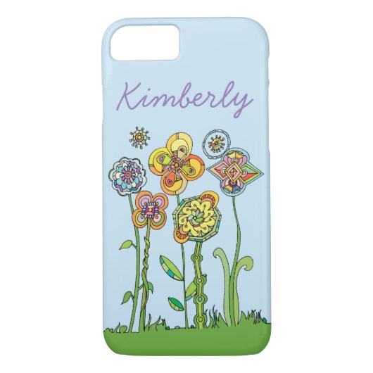 Coques Case-Mate iPhone Fleurs Whimsical l Personnaliser + do-it-yourself (Dos)