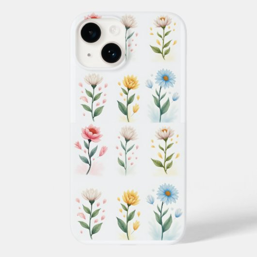 Coques Case-Mate iPhone Fleurs Windy (Verso)