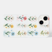 Coques Case-Mate iPhone Fleurs Windy (Verso (horizontal))