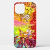 Coques Case-Mate iPhone FLEUVES D'AUBE / Fleurs FLEUES Rose Jaune (Verso)