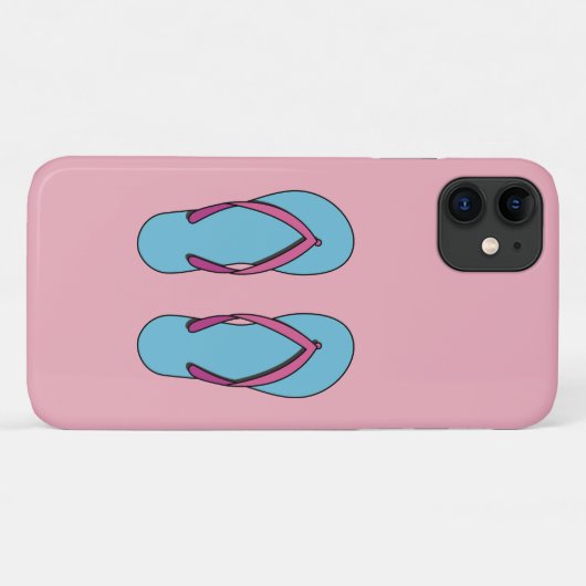 Coques Case-Mate iPhone Flip Flops de plage (Dos (Horizontal))