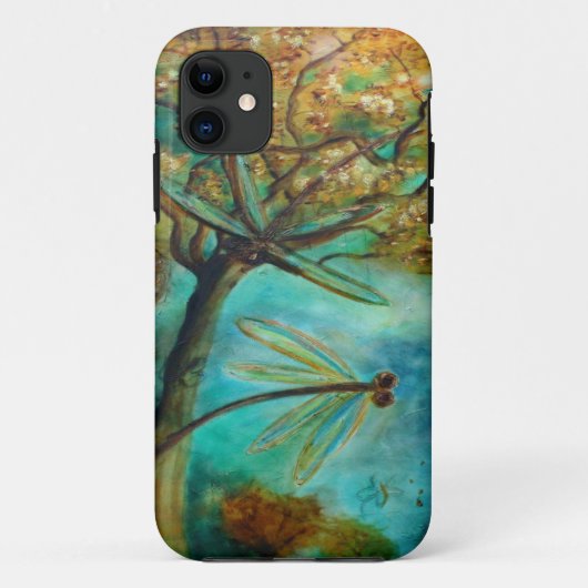 Coques Case-Mate iPhone Flirt de libellule (Dos)