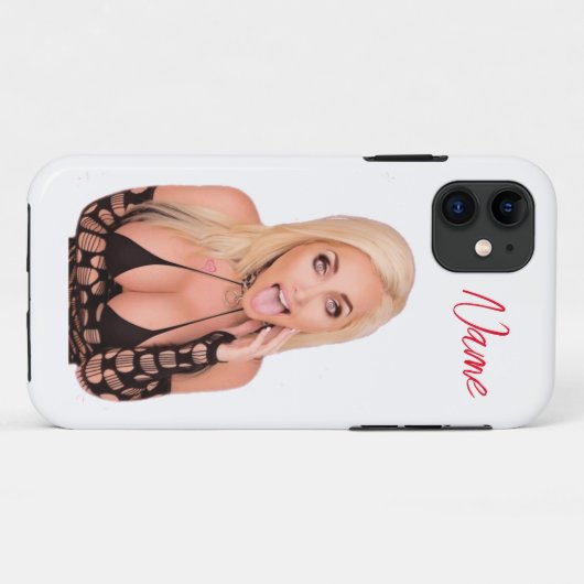 Coques Case-Mate iPhone Flirty blonde Thunder_Cove (Dos (Horizontal))