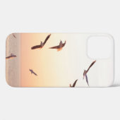 COQUES Case-Mate iPhone FLOC D'OISEAUX BLANCS ET BROWN (Verso (horizontal))