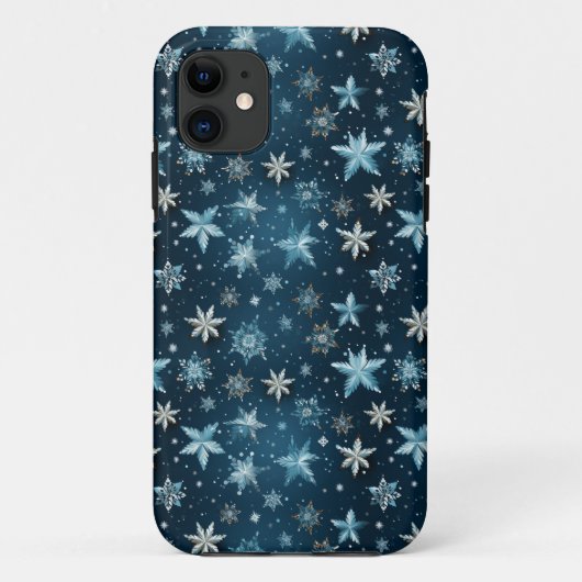 Coques Case-Mate iPhone Flocon de neige (Dos)