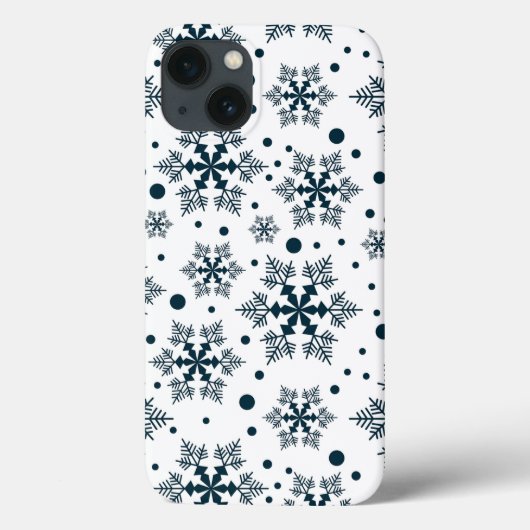 Coques Case-Mate iPhone Flocon de neige (Verso)