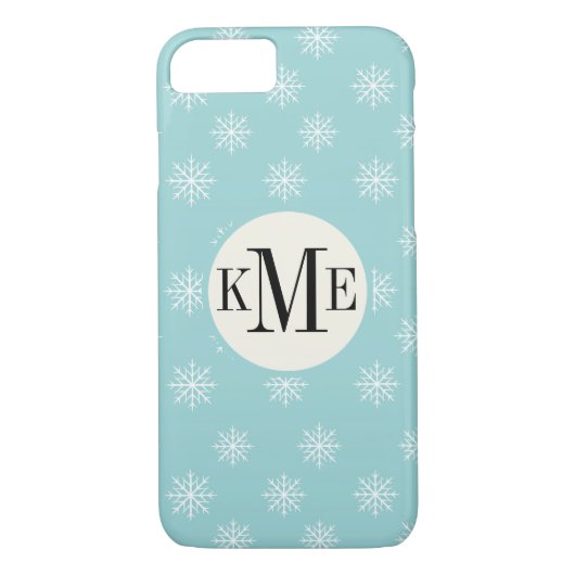 Coques Case-Mate iPhone Flocon de neige (Dos)