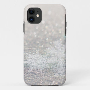 Coque Case-Mate Pour iPhone Flocon de neige Bokeh Bling d'hiver