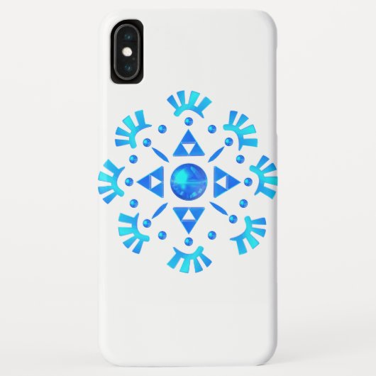 Coques Case-Mate iPhone Flocon de neige cristal (Dos)