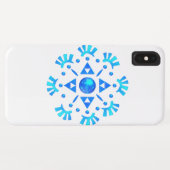 Coques Case-Mate iPhone Flocon de neige cristal (Dos (Horizontal))
