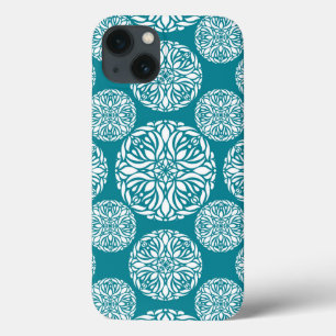 Coques Pour iPhone Flocon de neige floral d'hiver