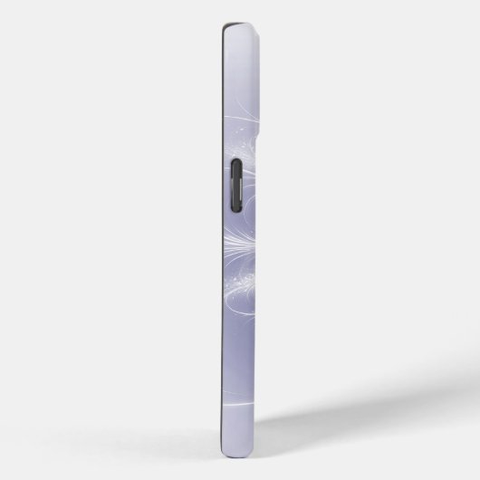 Coques Case-Mate iPhone Flocon De Neige Fractale Sur Violet (Verso / Droite)