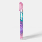 Coques Case-Mate iPhone Flocon de neige Pastel étincelant (Verso / Gauche)
