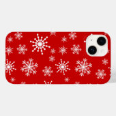 Coques Case-Mate iPhone Flocons de neige blancs (Verso (horizontal))